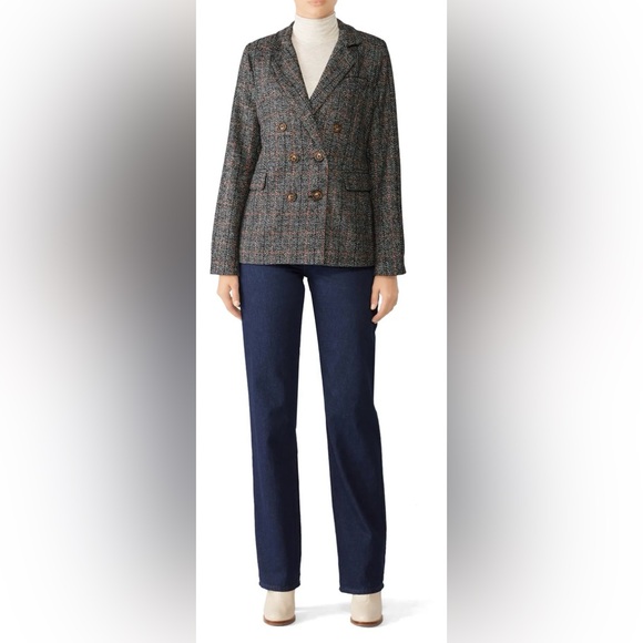 Heartloom Elegant Ivy Tweed Blazer, Black/Grey/Fuchsia/Blue Weave, XS, NWOT! - Picture 3 of 15